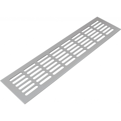 MPkovania SRL ALFA 100 x 1000 mm Strieborný elox