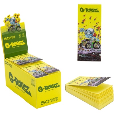 G-Rollz trhacie filtre žlté 50 ks