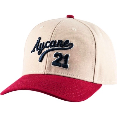 AYCANE Legacy Cap Mallow White Crimora Red