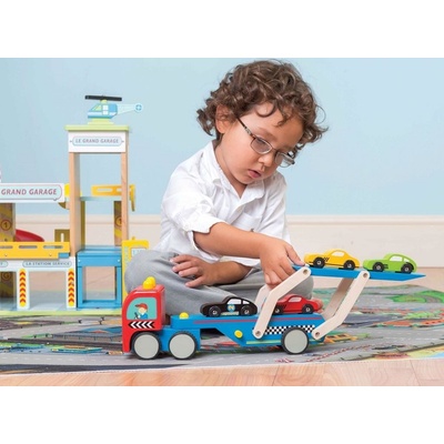 Le Toy Van ťahač s autíčkami Race