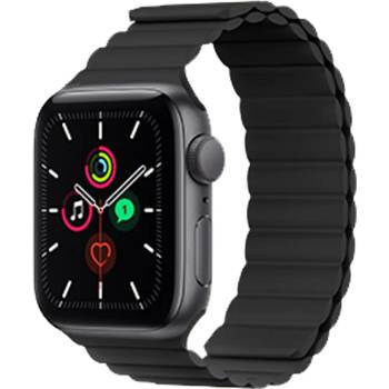 Kingxbar Магнитна каишка Kingxbar, за Apple Watch 7/6/SE/5/4/3/2 (45mm/44mm/42mm), Черен (KXG0029613)