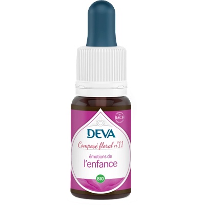 Deva Балансиране на емоциите при деца, флорални есенции, капки по метода на Бах №11, 15 ml | Deva (777091 (152460DEVA))