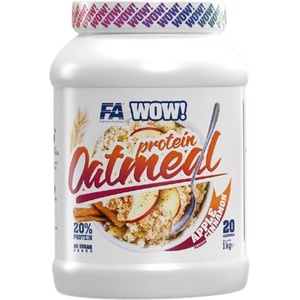 Fitness Authority WOW ! Protein Oatmeal | 20% Protein - No Sugar Added [1000 грама] Ябълки с Канела