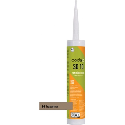 Codex SG 10 sanitární silikon 310 ml havana