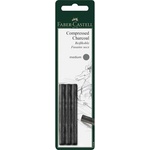 Faber-Castell AG Pitt medium 3 части пресован въглен FC129999 (FC129999)