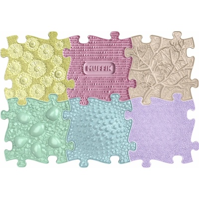 MUFFIK SET ortopedických podlah Drobeček pastel 6ks
