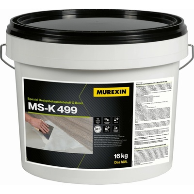Lepidlo Murexin X-Bond MS-K499, 16 kg silanové, vodeodolné (na SPC, vinylové dielce, PVC rolky)