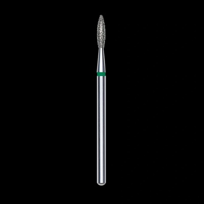 Staleks Diamantová fréza Flame zelená 2,1 mm/8 mm FA10G021/8