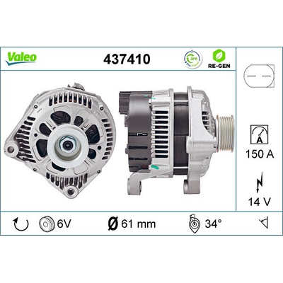 Alternátor VALEO 437410