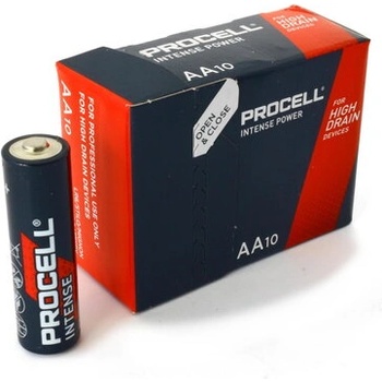 Duracell Алкална батерия LR6 1, 5V AA 10pk опаковка INTENSE MX1500 PROCELL (PROCELL-LR6-10PK)