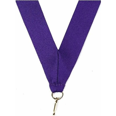 Stuha na medailu 22 mm purple: fialová