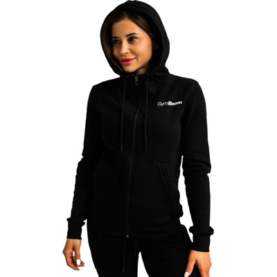 GymBeam Women‘s Limitless Zip Up Hoodie Black