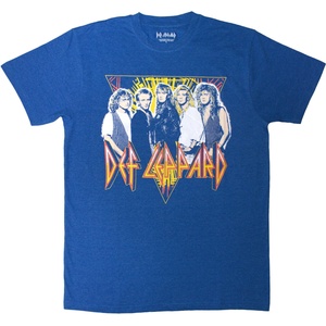 Def Leppard Band Photo Blue M Риза (DEFLTS68MBL02)
