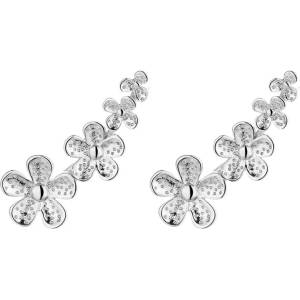 Silenti Jewelry Сребърни обеци "Цвят