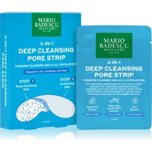 Mario Badescu 2-in-1 Deep Cleansing Pore Strip лепенки за проблемна кожа 2 в 1 6 бр