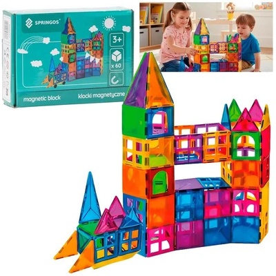 Springos Kg0047 магнитни блокове 60 бр (KG0047)