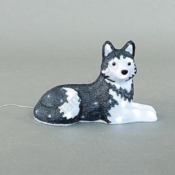 EUROLAMP Led външна декорация led/3, 6w/230v ip44 студено бяло хъски (eu0183)