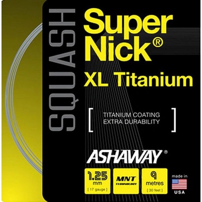 Ashaway Скуош кордаж Ashaway SuperNick XL Titanium