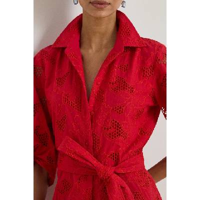 Ralph Lauren рокля тип риза памучна (200P13593)