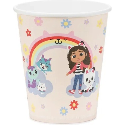 Party Deco Poháre Gabby's Dollhouse Dúha