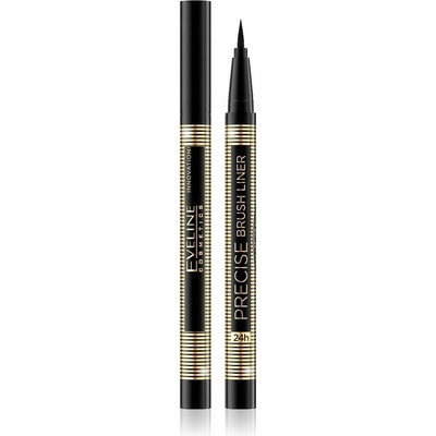Eveline Cosmetics Precise Brush Liner očná linka v pere Black 6 ml