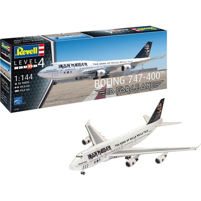REVELL Plastic ModelKit letadlo 03780 Boeing 747-400 Ed Force One 1:144