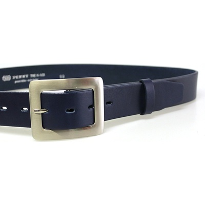 Penny Belts dámský kožený opasek 10856 modrý