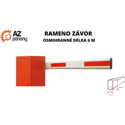 Rameno závor osmihranné délka 6 m