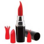 Dildos assorted S Pleasures Lipstick Vibrator Черен/Червен (P24501)