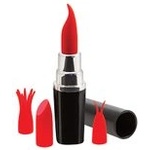 Dildos assorted S Pleasures Lipstick Vibrator Черен/Червен (P24501)