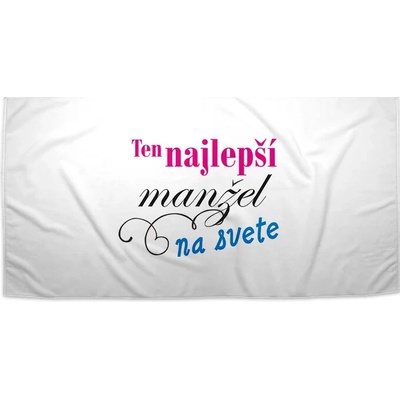 Sablio Uterák Ten najlepší manžel na svete 50 x 100 cm