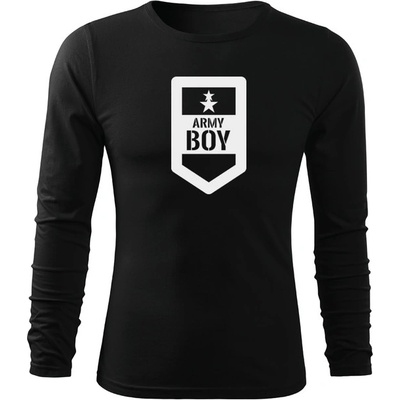 Dragowa Fit-T tričko s dlhým rukávom army boy čierne
