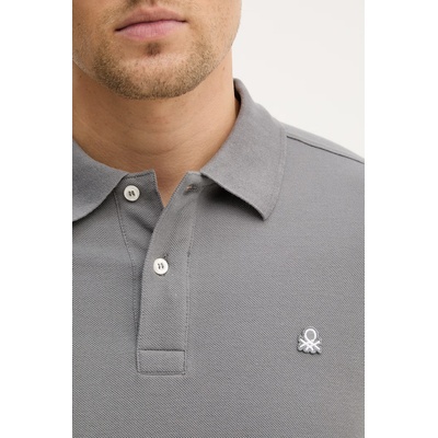 United Colors of Benetton Памучна тениска с яка United Colors of Benetton (3089J3179.)