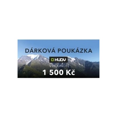 HUDY Elektronická dárková poukázka 1500 Kč – Zboží Mobilmania