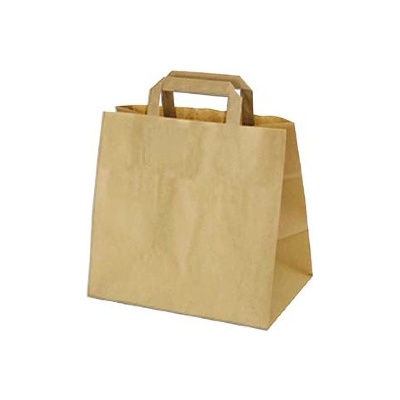 Taška na Menuboxy papierová 32+20x28cm hnedá, 1ks