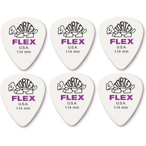 Dunlop 428R 1.14 Tortex Flex Standard 6 Перце за китара (428R114-6PACK-SET)