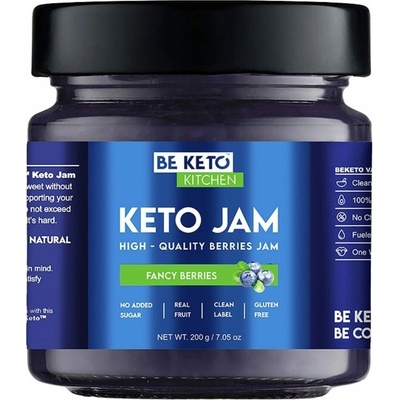 BeKeto Keto Jam, Cool Berry 200 g