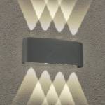 Brilagi - led външно стенно осветително тяло flarebox led/8w/230v антрацит ip65 (bg2262)