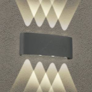 Brilagi - LED външно стенно осветително тяло FLAREBOX LED/8W/230V антрацит IP65 (BG2262)