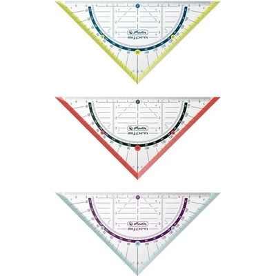 Herlitz my. pen 16 см цветна триъгълна линийка 11367950 (11367950)