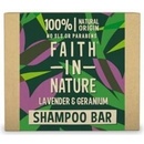 Faith In Nature Lavender & Geranium organický tuhý šampón 85 g