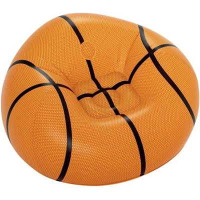 Bestway 75103 Nafukovacie kreslo Basketbalová lopta Beanless oranžové