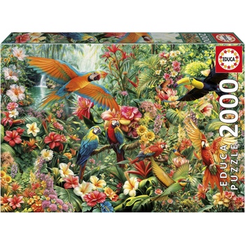 Educa Пъзел Educa от 2000 части - Амазонски птици (EDU20574)
