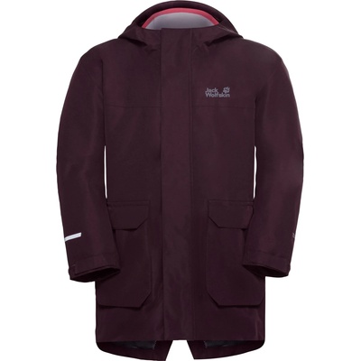 Jack Wolfskin Детско 3-в-1 яке Jack Wolfskin Kid's 3in1 Canvey 3-in-1 jacket - Amaranth - размер 128 (EU) (703-5801-0114)