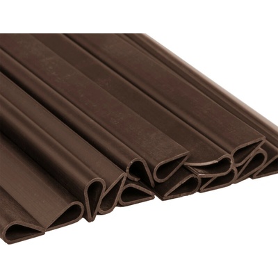 BRADAS Klipy BROWN pre plotovú pásku 450 g/m², 20 ks – hnedé