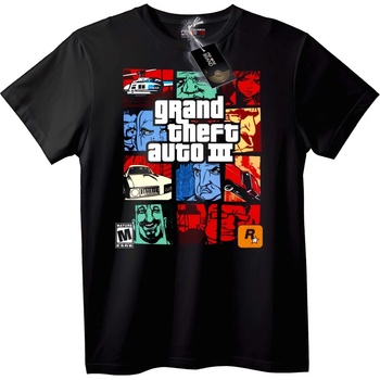 NOONEBRAND Тениска GTA III - Grand Theft Auto III - XS, White
