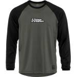Horsefeathers Мъжка фланелка с дълъг ръкав за колоездене Horsefeathers Spike L/S Bike Jersey Cycling jersey - Chimera / Black - размер XXL (056-3966-0115)