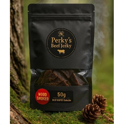 Perky´s Jerky sušené hovězí maso Beef Chipsy Čabajka 50 g