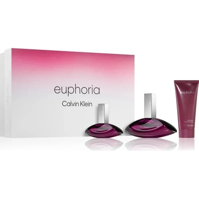 Calvin Klein Euphoria – EDP 100 ml + telové mlieko 100 ml + EDP 30 ml