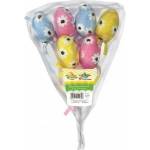 TITANUM Craft-Fun Series Flowers Styrofoam Egg on Spade (B23105)